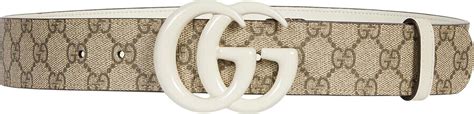 gucci belt 400593|Gucci GG Marmont Wide Belt 'Beige/Ebony GG Supreme' .